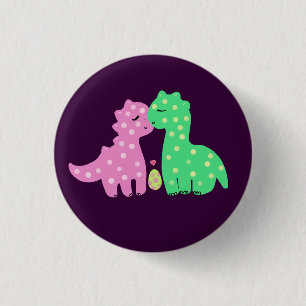 "Reizendes Dinos" Knopf Button
