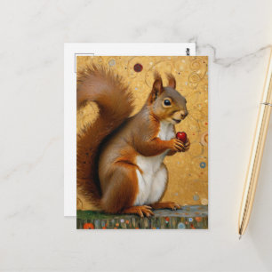 Reizendes Eichhörnchen Postkarte