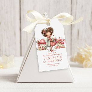 Reizendes Feen-Geschenk zur 6. Geburtstagsfeier ro Geschenkanhänger