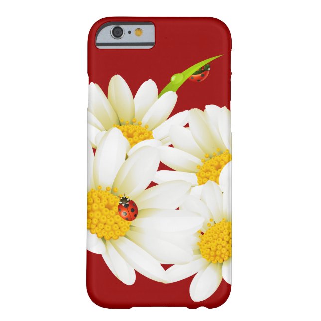 Reizendes Gänseblümchen und Marienkäfer iPhone 6 Case-Mate iPhone Hülle (Rückseite)