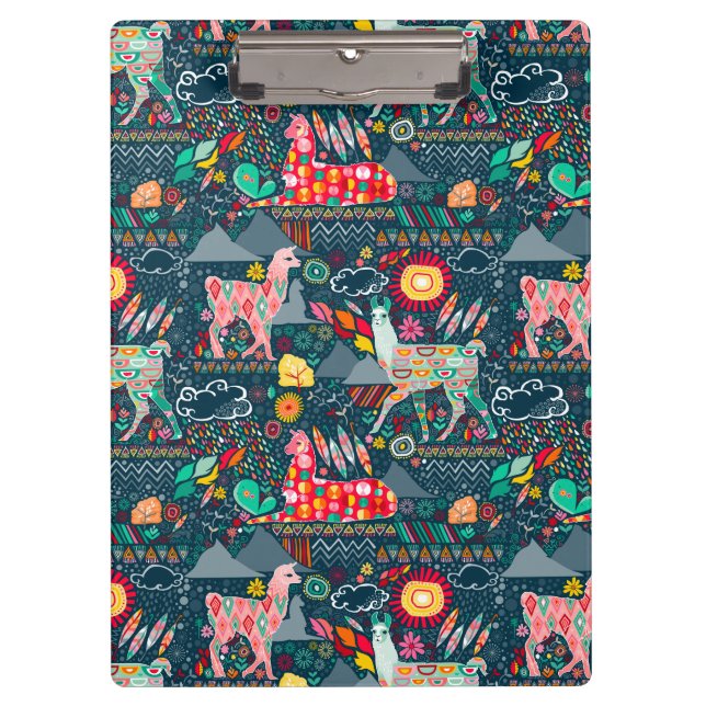 Reizendes Lama-Klemmbrett Klemmbrett (Vorderseite)