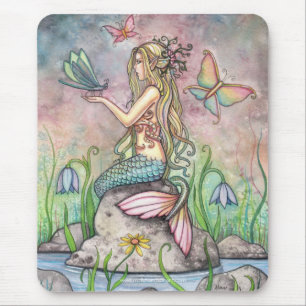 Reizendes Meerjungfrau-Mauspad von Molly Harrison Mousepad