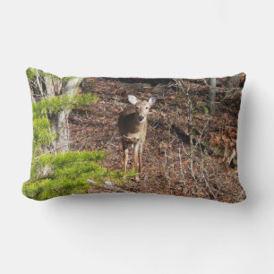 Reizendes Reh im Wald Naturfotografie Lendenkissen