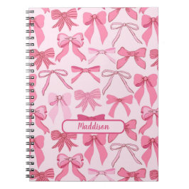 Reizendes rosa Bogenmuster Notizblock