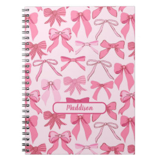 Reizendes rosa Bogenmuster Notizblock