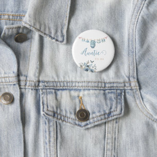 Reizvolle blaue fantastische Babykleidung Tante-Ab Button