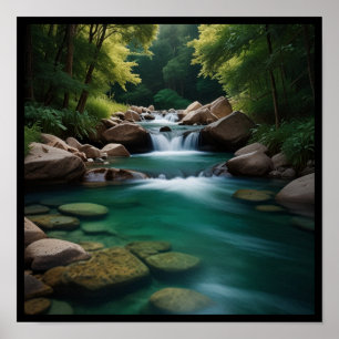Reizvolle Naturlandschaft Poster