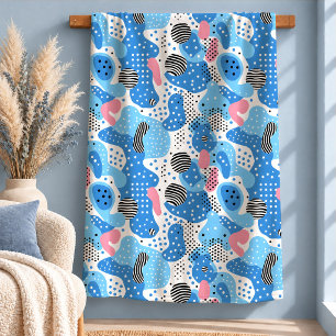 Reizvolle Pastell-Blau-Rosa-Decke Design Art Gesch Sherpadecke