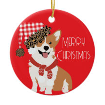 Reizvoller Feiertags-Welpe mit Weihnachtsmannmütze
