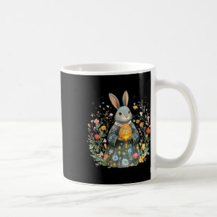 Reizvoller Kaninchenpriester - Ostereier Volkskuns Kaffeetasse