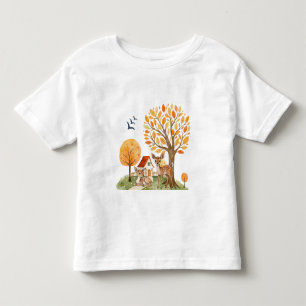 Reizvoller Waldhirsch ländliches Zuhause Kleinkind T-shirt
