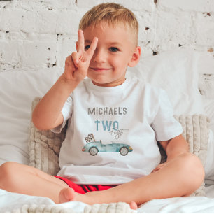 Reizvolles Autorennen zum Geburtstag Kleinkind T-shirt