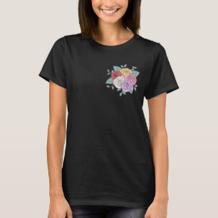 Reizvolles Rose-Girl-Vibes-T-Shirt-Design T-Shirt