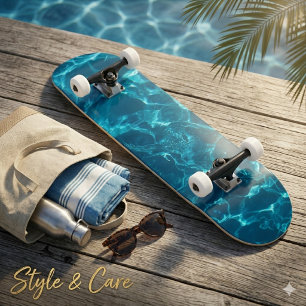 Reizvolles Wellenmuster Stylishes Skateboard-Desig Skateboard
