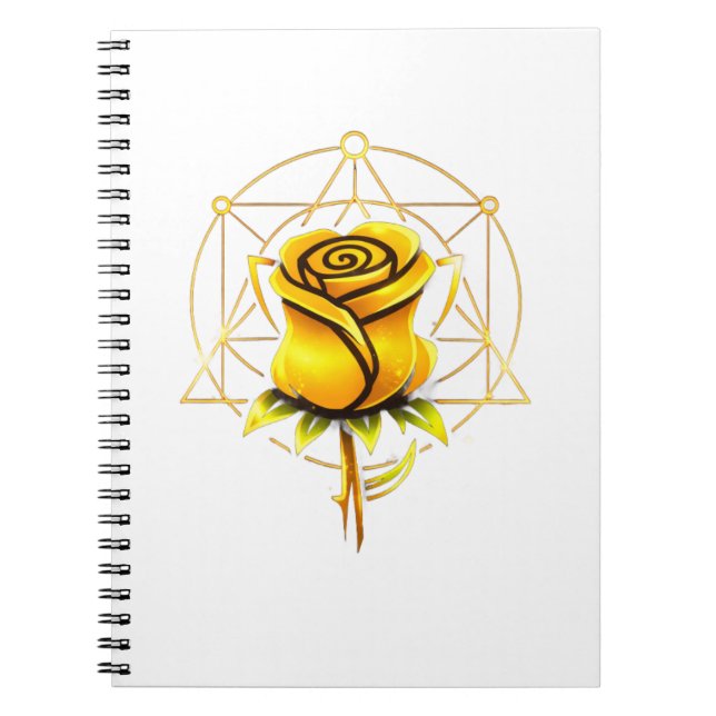 "Rejected Rose Golden Edition Personalized Journal Notizblock (Vorderseite)