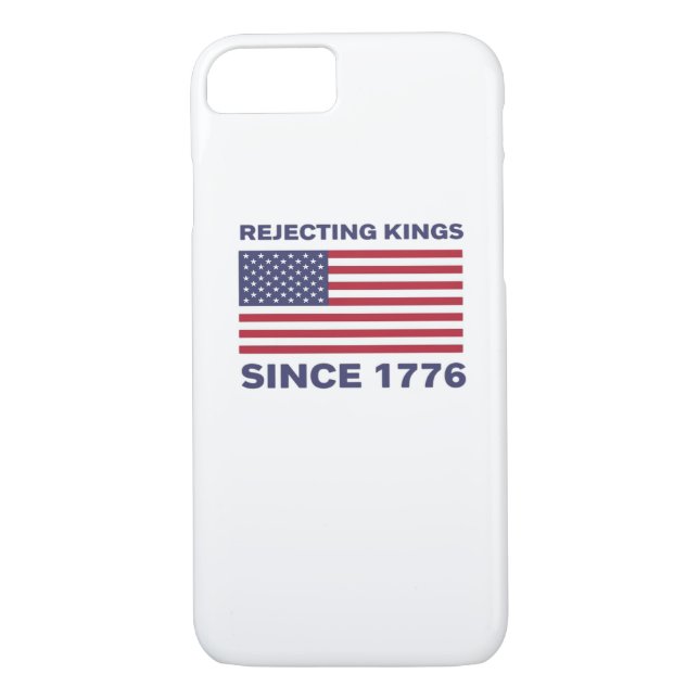 Rejecting Kings Since 1776 Protest Classic Bold St Case-Mate iPhone Hülle (Rückseite)