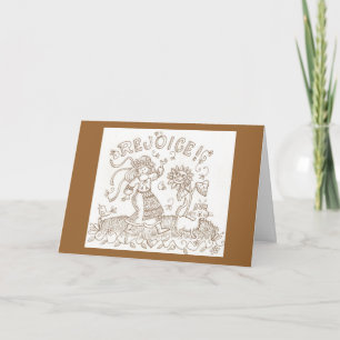 Rejoice Birthday Greeting Karte