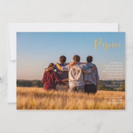 Rejoice Holiday Religious Foto Card