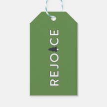 Rejoice Tree Gift Tag