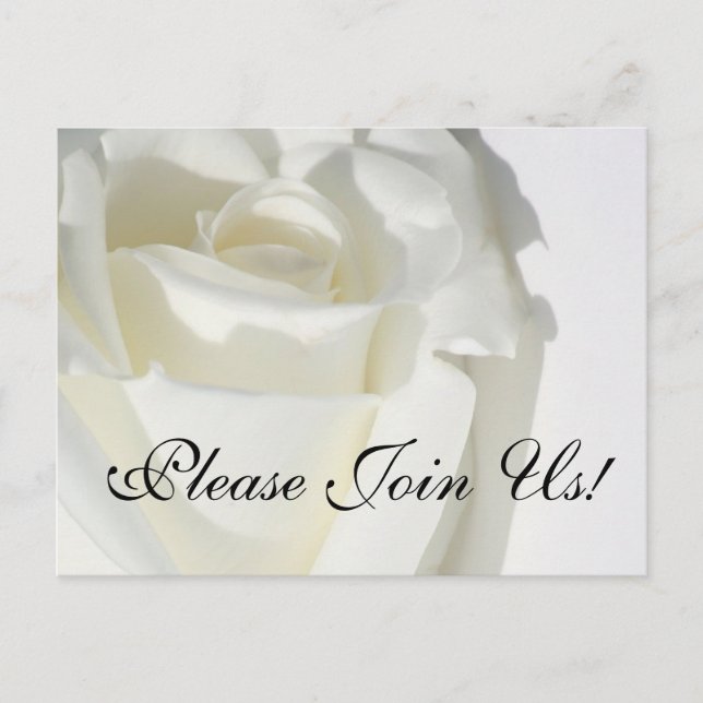 Rejoignez-nous ! Carte postale d'invitation (Devant)