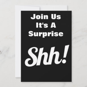 REJOIGNEZ-NOUS ***C'EST UNE SURPRISE*** INVITATION