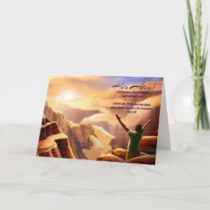 Réjouissez-vous. Carte religieuse chrétienne de Pâ