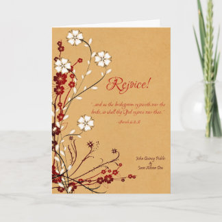 Réjouissez-vous d'un Faire-part de mariage de styl