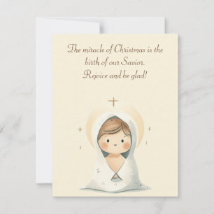 Réjouissez-vous et soyez heureux ! Carte de voeux 