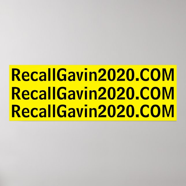 rekallgavin2020 36x12 poster (Vorne)