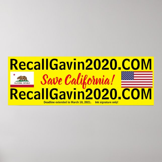 rekallgavin2020 36x12 poster (Vorne)