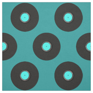 Rekordalbum-Muster Stoff