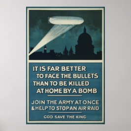 Rekrutierungspaket der britischen Armee des Ersten Poster