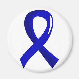 Rektaler Krebs-blaues Band 3 Magnet