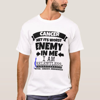 Rektaler Krebs traf seinen schlechtesten Feind in T-Shirt