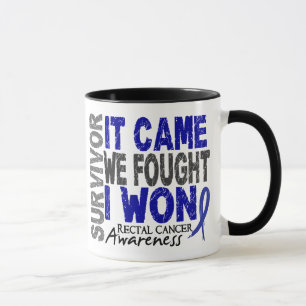 Rektaler Krebs-Überlebender, den es wir kam, Tasse