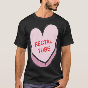 Rektalschlauch Frohe Valentinstag Herz Krankenschw T-Shirt
