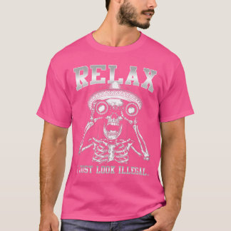 Rela ich sehe einfach illegal lustig sarkastisches T-Shirt