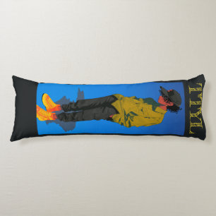 Rela-xing Vibes, in Blau, Seitenschläferkissen