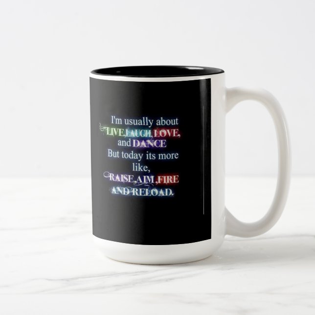 "Relâcher le but du feu" Mug (Droit)
