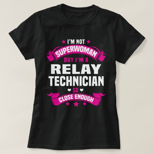 Relaistechniker T-Shirt (Design vorne)