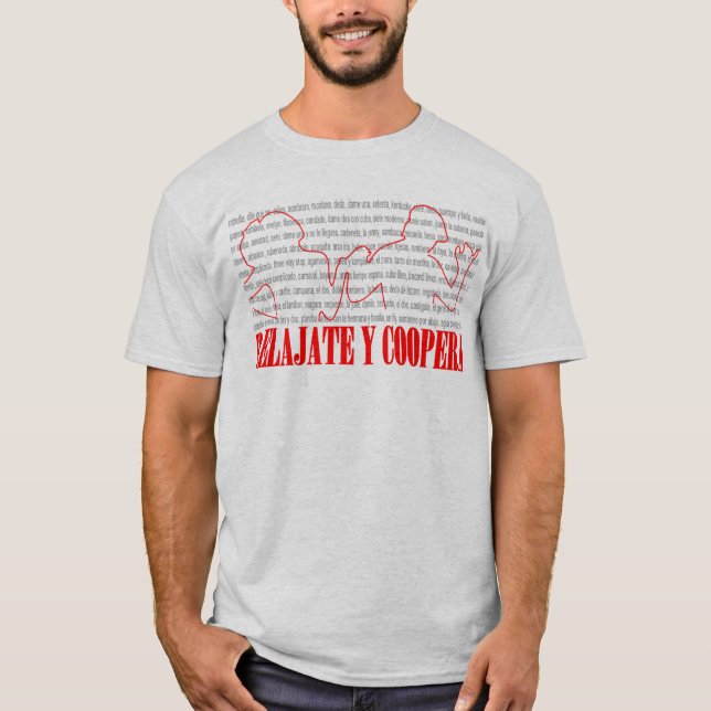 relajate y coopera T-Shirt (Vorderseite)
