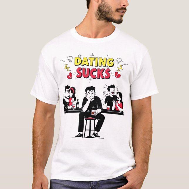 Relating "Verabredend Ist zum Kotzen" Comic Book S T-Shirt (Vorderseite)