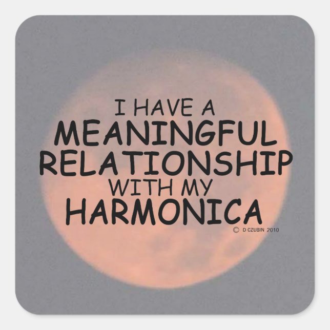Relation significative Sticker Carré Harmonica (Devant)