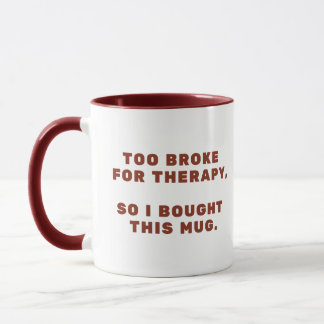 relativierende Tasse für tausendjährige, lustige Z