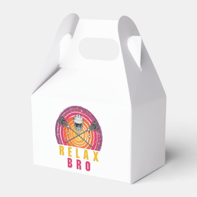 Relax Bro Lacrosse Geschenkschachtel (Vorderseite)