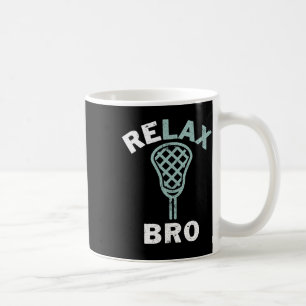Relax Bro Lacrosse Lacrosse Vintages Lacrosse Play Kaffeetasse