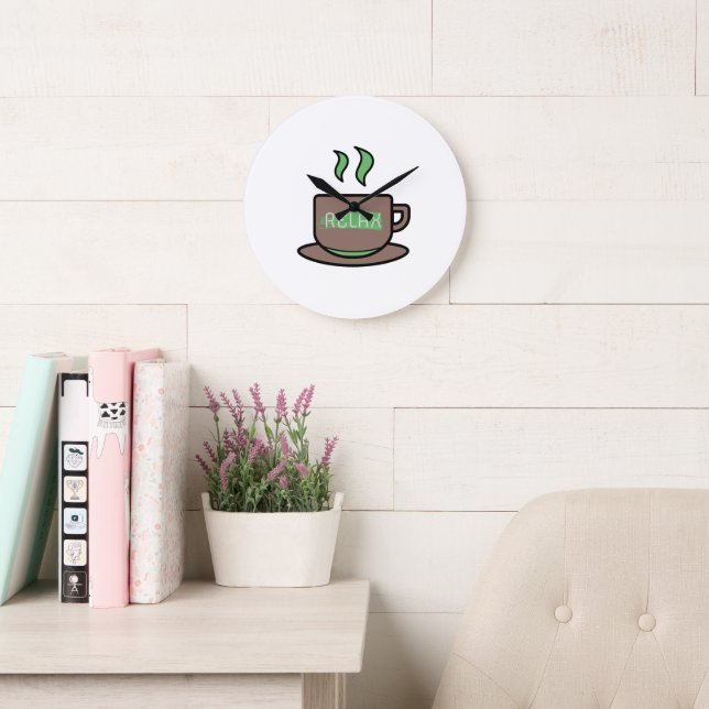 Relax Große Wanduhr (Lesesaal)