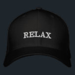 Relax Hat Bestickte Baseballkappe<br><div class="desc">Mit unserem "Relax"-Hut - dem Inbegriff von entspanntem Stil und entspannter Atmosphäre. Dieser Hut ist nicht nur ein Accessoire, sondern auch eine Erinnerung, das Leben in aller Ruhe zu genießen, inmitten des Chaos. Der "Relax"-Hut bietet eine entspannte Passform, die jedes lässige Ensemble mühelos ergänzt. Die beruhigende Stickerei des Wortes "Relax"...</div>