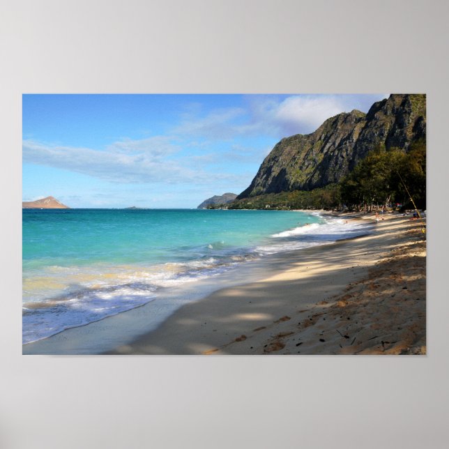 Relax Hawaiian Style Print Poster (Vorne)