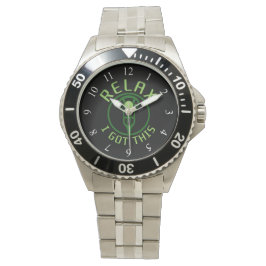 ReLAX Ich Got diese Lacrosse Armbanduhr